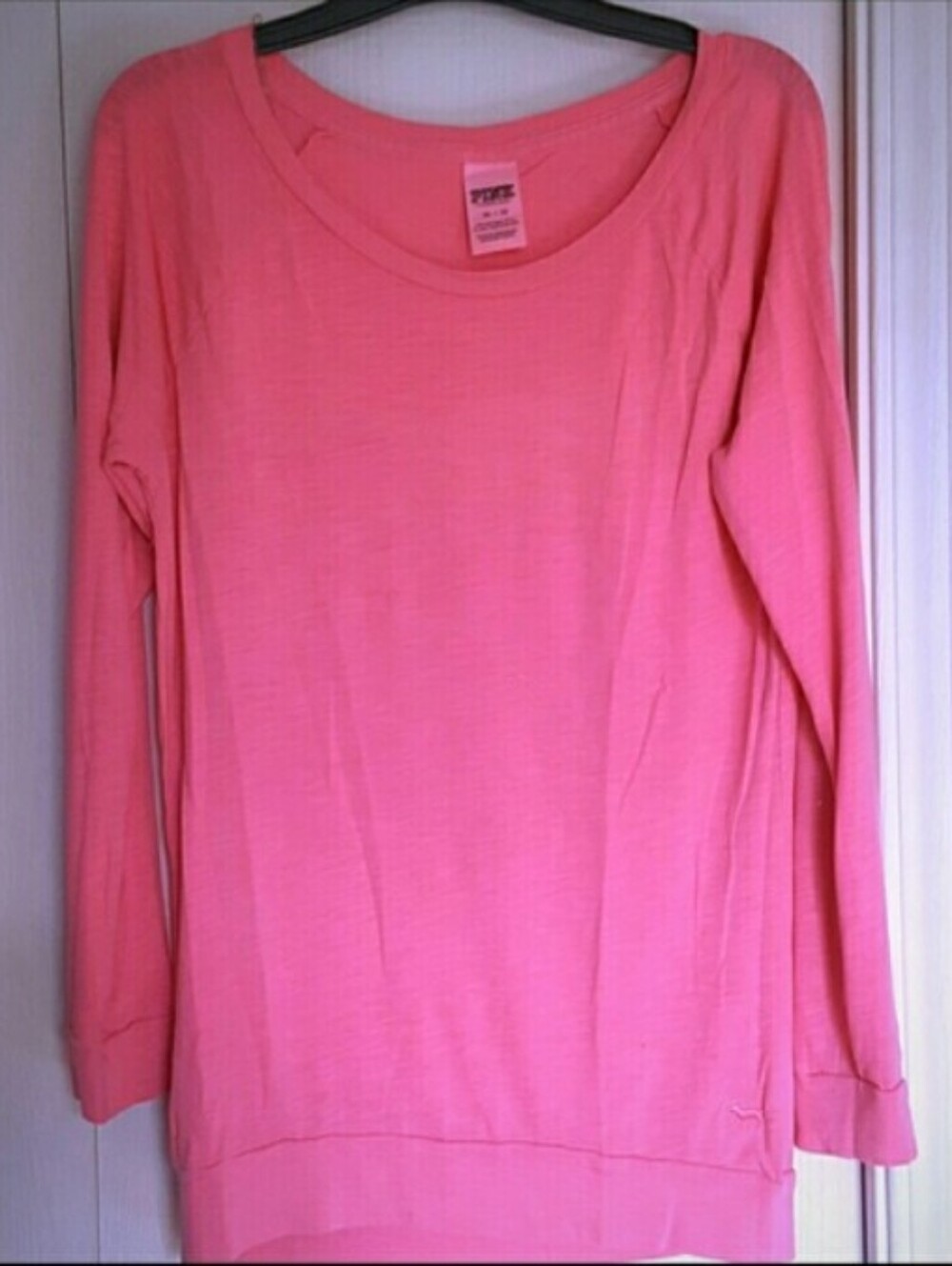 Victoria's Secret PINK Coral Scoop Neck Top